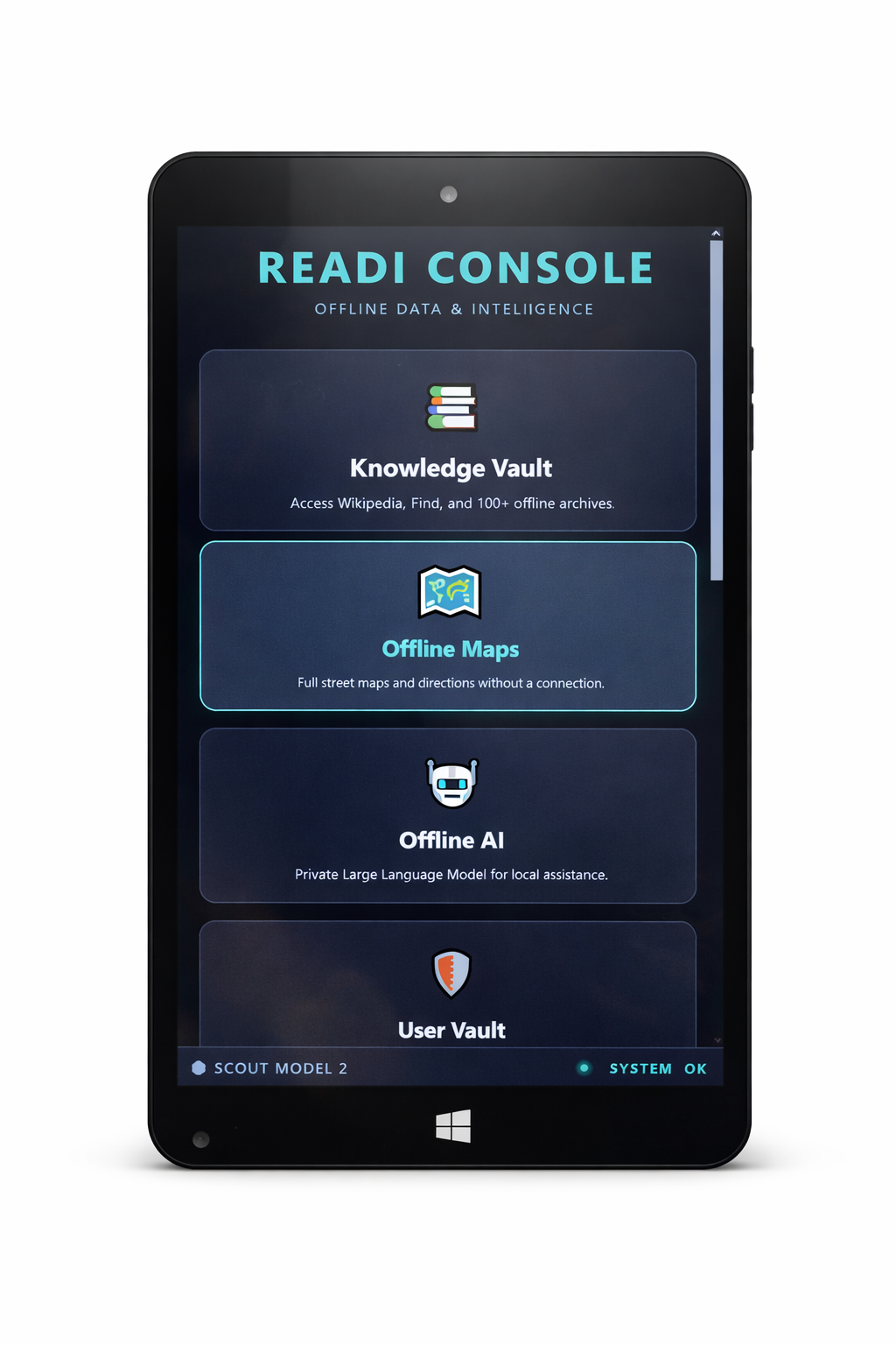 READI CONSOLE SCOUT